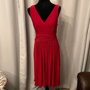 Scarlett Vibrant Red Midi Dress